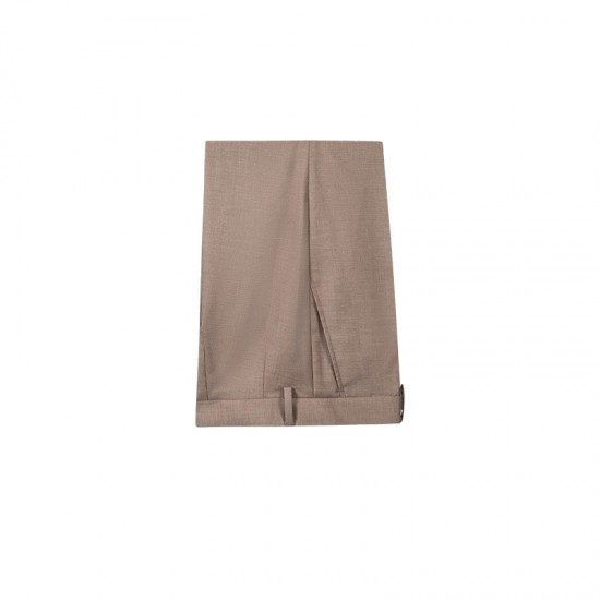 High-Grade Custom-Made Green Two-Piece Women's Small Suit Solid Formal Woven Clothes Button Decoration for Autumn Season Shorts