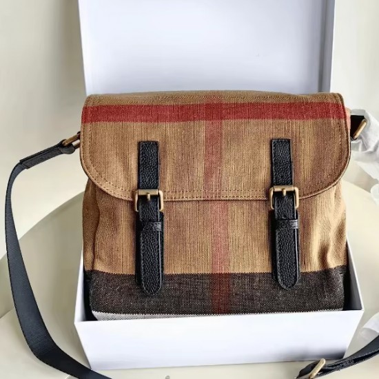 High-End Original Cotton Duffle Bag Fashionable Business Casual Cross-Body Shoulder Strap Vintage Style for Men Women in Summer