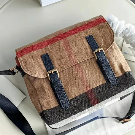 High-End Original Cotton Duffle Bag Fashionable Business Casual Cross-Body Shoulder Strap Vintage Style for Men Women in Summer