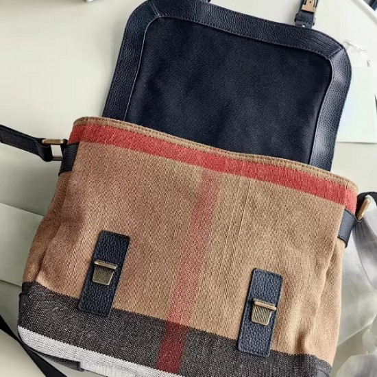 High-End Original Cotton Duffle Bag Fashionable Business Casual Cross-Body Shoulder Strap Vintage Style for Men Women in Summer