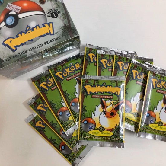 PQ Wholesale Supplier Trading 1999 Vintage Japanese Pok Charizard Real Energy Cards Booster Box Card Game Pokemoned Cards