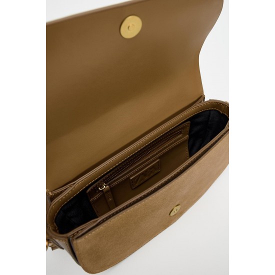 Custom brand leather handbag ladies fashion messenger bag