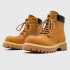 Round Toe Sports Safety Waterproof Real Leather New With Tag Men Climbing Yellow Sneakers Brown Ankle Boot Men Waterproof Boots