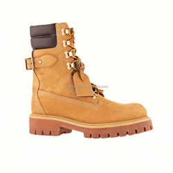 Round Toe Sports Safety Waterproof Real Leather New With Tag Men Climbing Yellow Sneakers Brown Ankle Boot Men Waterproof Boots