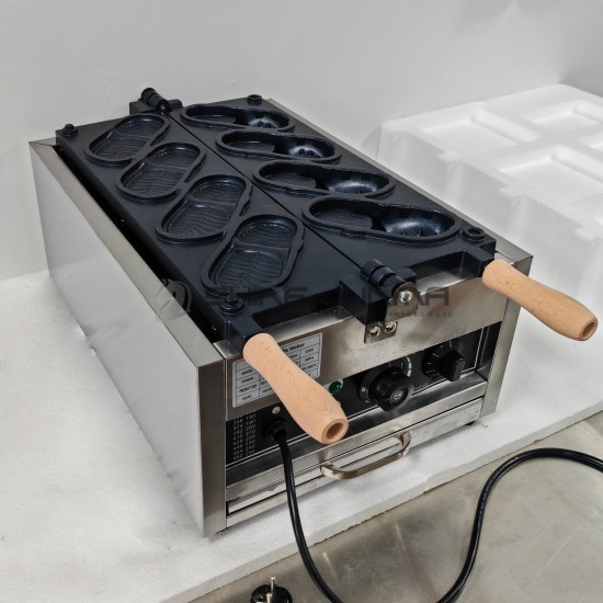 Professional Snack Machine Crocs Shoe Shaped Waffle Iron Maker Electric Commercial Crocs Waffle Maker