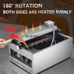 Professional Snack Machine Crocs Shoe Shaped Waffle Iron Maker Electric Commercial Crocs Waffle Maker