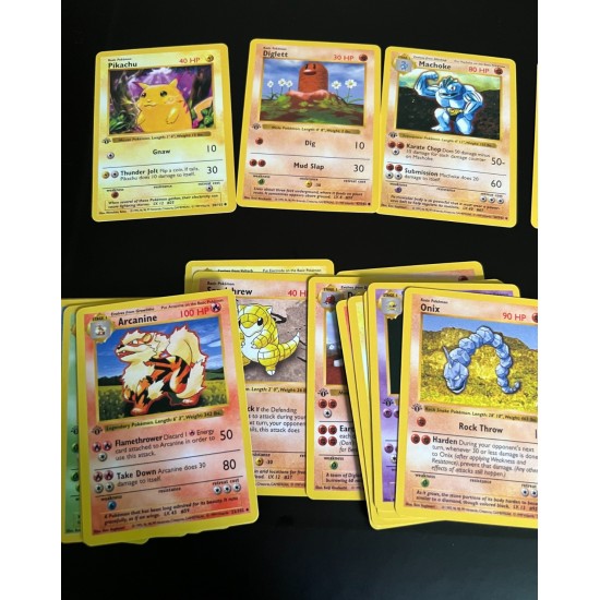 PQ Trading Collectible Card Game Charizard Vintage Pokemoned Tcg Cards 1999 1st First Edition  Booster Box Pack Sealed English