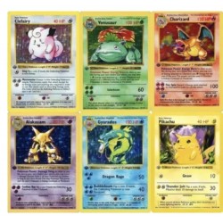 PQ Trading Collectible Card Game Charizard Vintage Pokemoned Tcg Cards 1999 1st First Edition  Booster Box Pack Sealed English