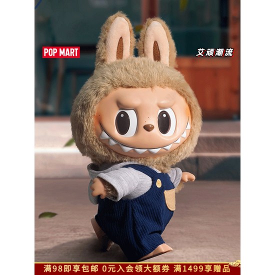 Wholesale 100% Original PopMart the MONSTERS TIME to CHILL LABUBU Vinyl Plush Doll Cute 37cm Big Toys Unique Creative Gift