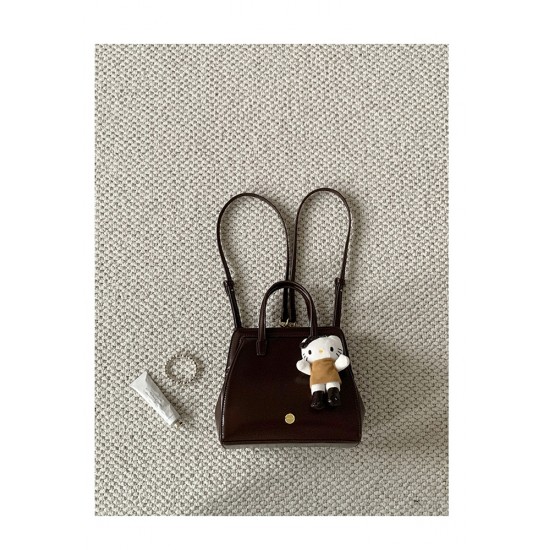 South Korea Autumn and Winter New Ins Female Bag Niche Retro Black Backpack Fashion Handbag