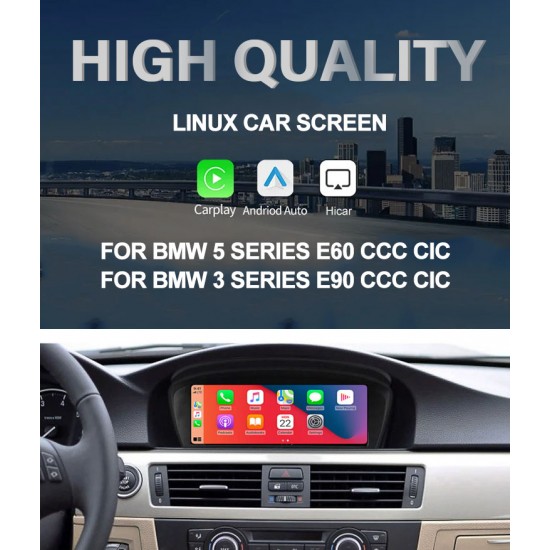 BMW E60 E63 E64 E90 E91 E92 E93 GPS Navigator CCC 8.8" Touchscreen Android Auto Carplay for Motorcycle 1-Year Warranty