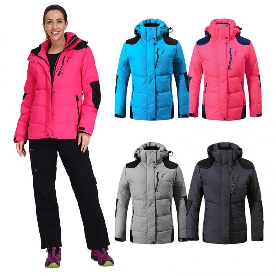 High-Quality Down Coat Filling 80% Duck Down Coat For Woman Waterproof Windproof Outdoor Jackets Winter Breathable Warm Clothes