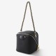 Top Layer Cowhide Vintage Buckle Box Bag with a High-end Sense of Fashion and Versatile Single Shoulder Bag.