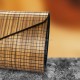 Elegant Classic Natural Wood Evening Clutch Bag for Women Handcrafted Magnetic Fastener Summer Autumn Spring Fashionable Cover