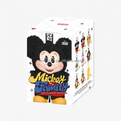 Genuine POP MART Blind Box Toys Micckeyy Family Cute Together Keychain Series Figures Mouse Plush Doll Pendant Mystery Boxes