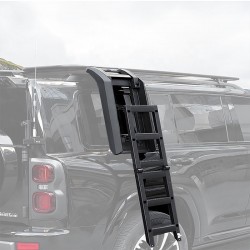 New Design Aluminum Side Foldable Ladder with Lock Climbing Folding Ladder for Haval H9 2025 Car Accessories