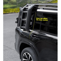 New Design Aluminum Side Foldable Ladder with Lock Climbing Folding Ladder for Haval H9 2025 Car Accessories