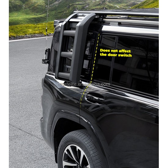 New Design Aluminum Side Foldable Ladder with Lock Climbing Folding Ladder for Haval H9 2025 Car Accessories