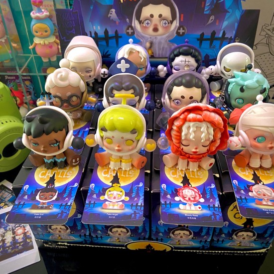 SKULLPANDA SECRET CASTLE SERIES POP-MART Ornament PVC Anime Toy Figure Mystery Blind Box Action Figure Collection Toys Blind Box