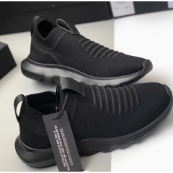 2050-J Series Men's High-Duane Knitted Loafers Casual Sports Shoes with Genuine Leather Lining Moderate Cushioning and Support