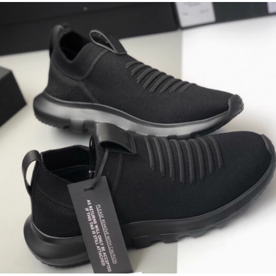 2050-J Series Men's High-Duane Knitted Loafers Casual Sports Shoes with Genuine Leather Lining Moderate Cushioning and Support