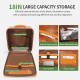 MARRANT Men Genuine Leather Aluminum Carry-on Luggage 18/20 Inch Suit Cases Travel Trolley Luggage Leather Suitcase Luggage