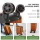 MARRANT Men Genuine Leather Aluminum Carry-on Luggage 18/20 Inch Suit Cases Travel Trolley Luggage Leather Suitcase Luggage