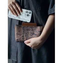 Hand-made Hand-made Brown Cross-body Bag with Cow Leather Is Fashionable and Versatile