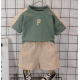 Clearance Price Boys 1-4 Years Old Short Sleeve Set Cotton Summer Baby Clothes Summer Children's Two-piece Children's Sportswear