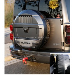 Exterior Modification Mecha Style Spare Tire Cover Rear Tire Protection Shell Accessories for Haval H9 2025