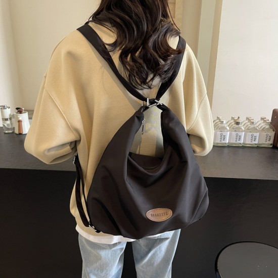 Hot Selling New Fashionable Bag With Texture Large Capacity Backpack Single Shoulder Bag Women's Bag