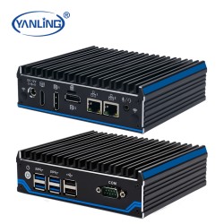 High Quality Mini PC In-Tel Cele-Ron J4125 Quad Core Triple Display 4K DDR4 RAM M.2 Slots Barebone Pc for Electronic Equipment