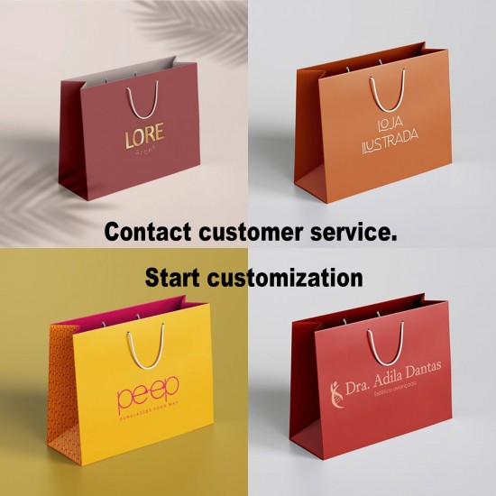 Large Paper Bag Large Paper Bag Portable Bag Customization