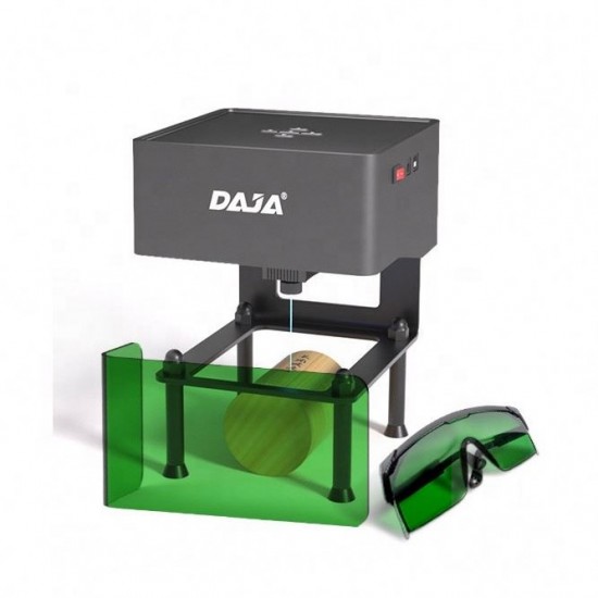 Wholesale DAJA DJ6 Mini Portable UV Laser Engraver 3W/5W CNC Logo Marking High Speed Glass Metal Wood Laser Engraving Machine