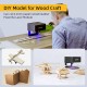 Wholesale DAJA DJ6 Mini Portable UV Laser Engraver 3W/5W CNC Logo Marking High Speed Glass Metal Wood Laser Engraving Machine