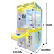 Factory Wholesale Plush Mini Toys Claw Machine Coin Operated Claw Crane Machine with Coin Acceptor