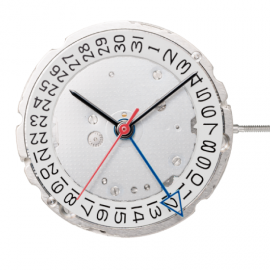 Japan Miyota 9075 GMT Four Hand Movement Automatic Replace Mechanism 24 Jewels High Accuracy Replacement Watch Accessories