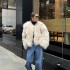 New Design Mongolian Fur Coat Women Tibet Lamb Fur Winter Outfit V-neck Clothes for Ladies