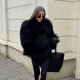 New Design Mongolian Fur Coat Women Tibet Lamb Fur Winter Outfit V-neck Clothes for Ladies