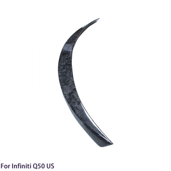 For Infiniti Q50 Q50S Q50L JP Style Forged Carbon Fiber Rear Spoiler Trunk Wing 2013-2023