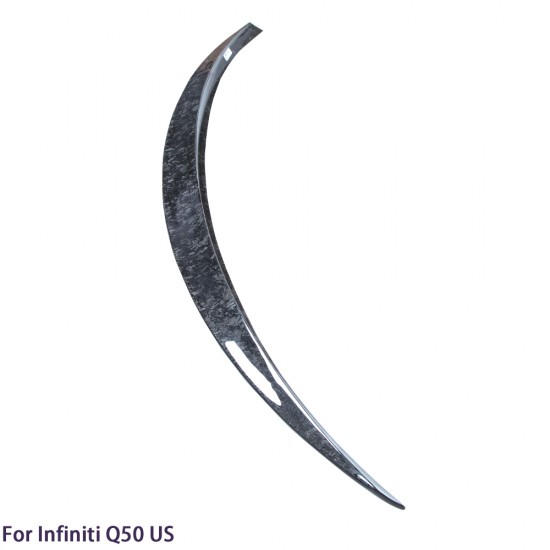 For Infiniti Q50 Q50S Q50L JP Style Forged Carbon Fiber Rear Spoiler Trunk Wing 2013-2023