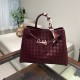 All Sheepskin Fashion Bag Women's New Metal Rope Buckle Hand Woven Single Shoulder Crossbody Handbag