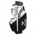 Factory Direct Customized Waterproof Portable Unisex Polyester Material 14-Way Divider Top Black White Golf Bag