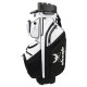 Factory Direct Customized Waterproof Portable Unisex Polyester Material 14-Way Divider Top Black White Golf Bag
