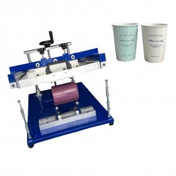 Plastic Paper Cup Tooling  Manual Curved Screen Printing Machine