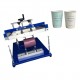 Plastic Paper Cup Tooling  Manual Curved Screen Printing Machine