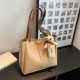 2025 New Large Capacity Handbag, Simple and Generous Large Capacity Leather Shoulder Oblique Straddle Shopping Bag