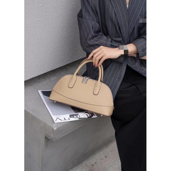 Fashion Ladies Genuine Cowhide Leather Handbags Classic Tote Bag with Zipper Closure Waterproof Shoulder Bags for Women