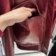 2025 Spring Women Vintage Bomber Clothes Real Sheepskin Leather Coat Red Oversized Oil Wax Leather Jacket