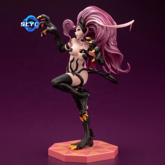 Kotobukiya GAME Pretty Girl Felicia Action Figure Darkstalkers Bishoujo Statue Collectible Gifts for Kids Toys for Boys